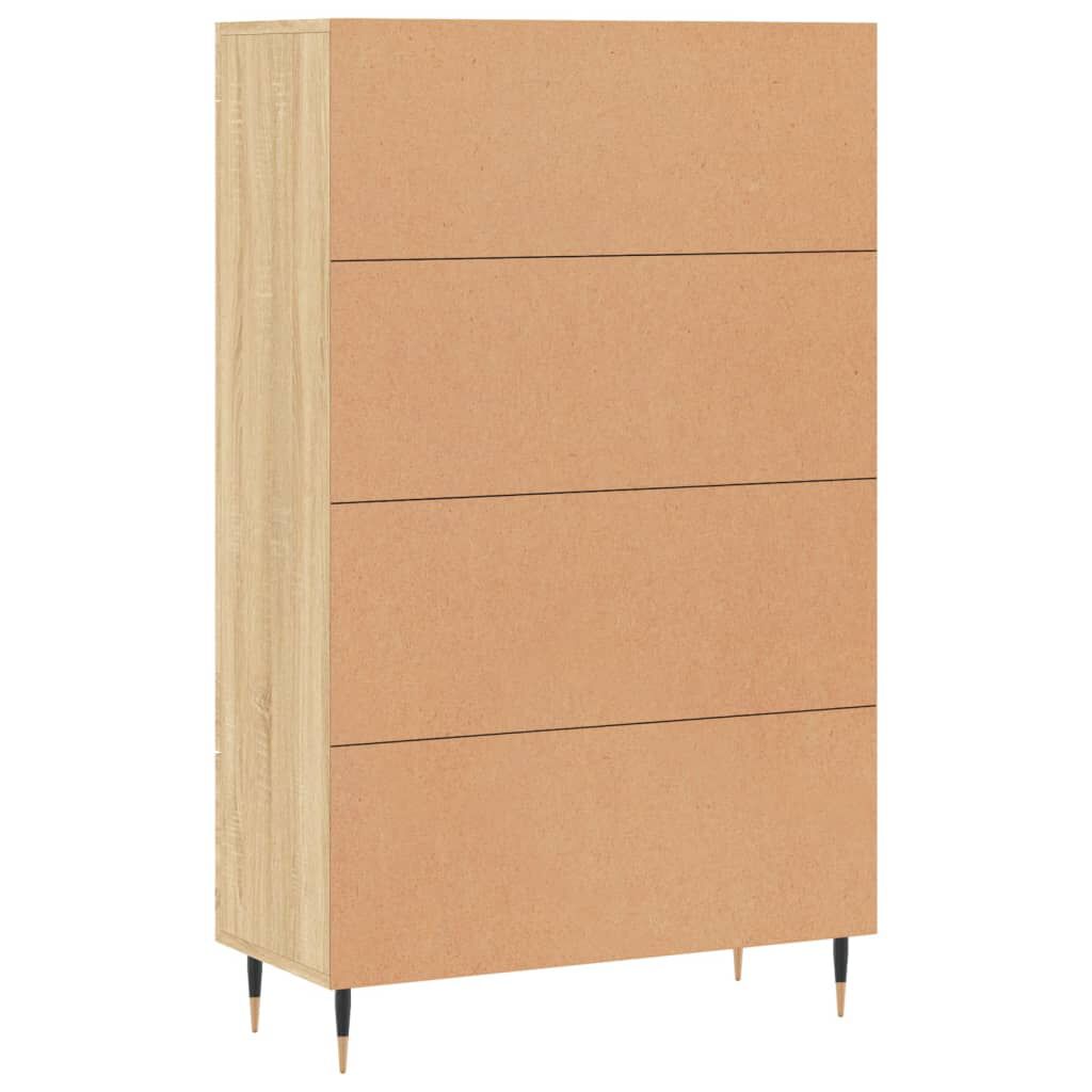 vidaXL Ντουλάπα Sonoma Δρυς 69,5 x 31 x 115 εκ. από Επεξεργασμένο Ξύλο