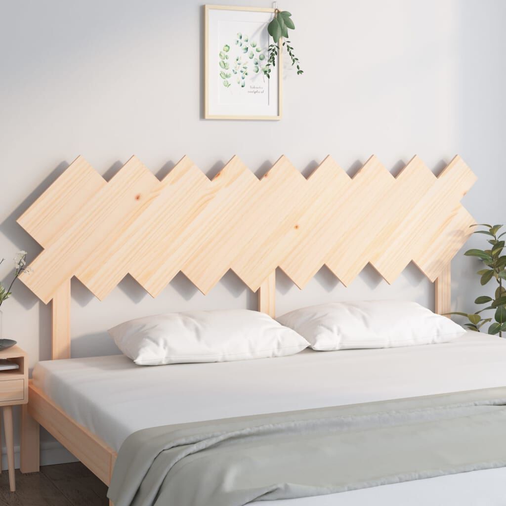 vidaXL Κεφαλάρι Κρεβατιού 178x3x80,5 εκ. από Μασίφ Ξύλο Πεύκου