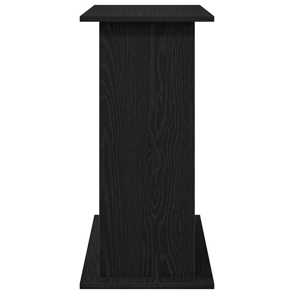 vidaXL Βάση Ενυδρείου Μαύρη Δρυς 81x36x73 εκ. από Επεξεργασμένο Ξύλο