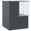 vidaXL Κλουβί Πουλιών με αποθήκευση Ανθρακί 154 x 154 x 200 εκ.