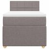 vidaXL &Kappa;&rho;&epsilon;&beta;ά&tau;&iota; Boxspring &mu;&epsilon; &Sigma;&tau;&rho;ώ&mu;&alpha; Taupe 100 x 200 &epsilon;&kappa;. &Upsilon;&phi;&alpha;&sigma;&mu;ά&tau;&iota;&nu;&omicron;