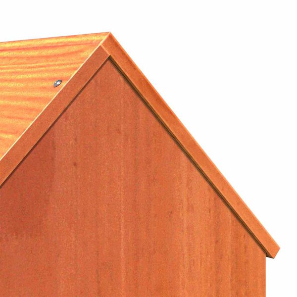 vidaXL Σπίτι για γάτες Wax Brown 41x50x50 cm Στερεό ξύλο πεύκο