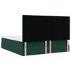 vidaXL &Omicron;&theta;&omega;&mu;&alpha;&nu;&iota;&kappa;ό &kappa;&rho;&epsilon;&beta;ά&tau;&iota; &mu;&epsilon; &sigma;&tau;&rho;ώ&mu;&alpha;&tau;&alpha;&LEDs Dark Green 180x200cm Velvet
