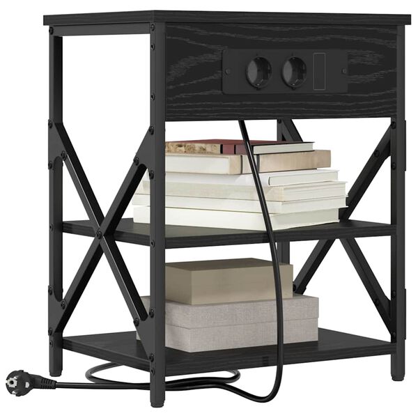 vidaXL &Kappa;&omicron;&mu;&omicron;&delta;ί&nu;&omicron; &mu;&epsilon; &rho;ά&phi;&iota; &Mu;&alpha;ύ&rho;&eta; &Omicron;&xi;&upsilon;ά 41 x 31 x 51 &epsilon;&kappa;. &Epsilon;&pi;&epsilon;&xi;&epsilon;&rho;&gamma;&alpha;&sigma;&mu;έ&nu;&omicron; &xi;ύ&lambda;&omicron;