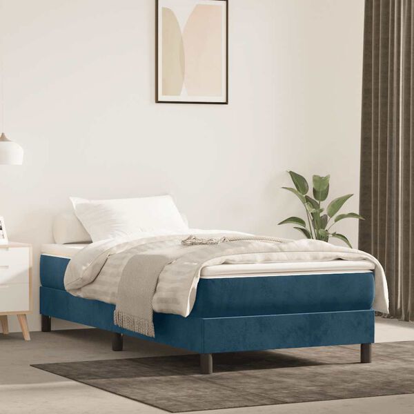 vidaXL &Kappa;&rho;&epsilon;&beta;ά&tau;&iota; Boxspring &mu;&epsilon; &Sigma;&tau;&rho;ώ&mu;&alpha; &Sigma;&kappa;&omicron;ύ&rho;&omicron; &Mu;&pi;&lambda;&epsilon; 80 x 200 &epsilon;&kappa;. &Beta;&epsilon;&lambda;&omicron;ύ&delta;&iota;&nu;&omicron;
