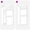 vidaXL Θυρίδα Πακέτων Σκ rusty 41 x 38 x 103 εκ
