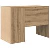 vidaXL Γραφείο με ράφι Artisan Oak 102 x 50 x 75 εκ Επεξεργασμένο ξύλο
