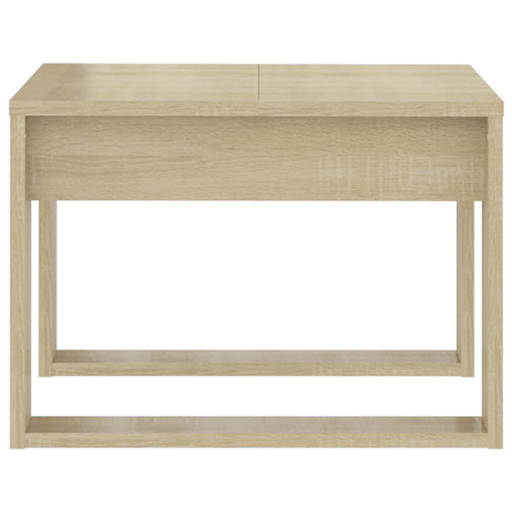 vidaXL Τραπέζι Βοηθητικό Sonoma Δρυς 50 x 50 x 35 εκ. από Επεξ. Ξύλο