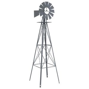 vidaXL &Alpha;&nu;&epsilon;&mu;ό&mu;&upsilon;&lambda;&omicron;&sigmaf; &Gamma;&kappa;&rho;&iota; 84 x 68 x 245 &epsilon;&kappa;. &Sigma;ί&delta;&epsilon;&rho;&omicron;