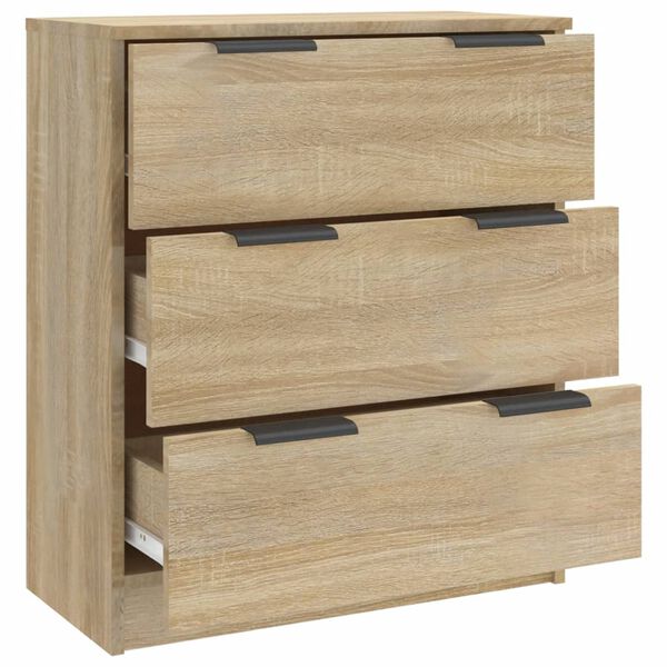 vidaXL Συρταριέρα Sonoma Δρυς 60 x 30 x 70 εκ. από Επεξεργασμένο Ξύλο