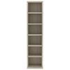 vidaXL Έπιπλο για CD Sonoma Δρυς 21 x 20 x 88 εκ. Επεξεργασμένο Ξύλο