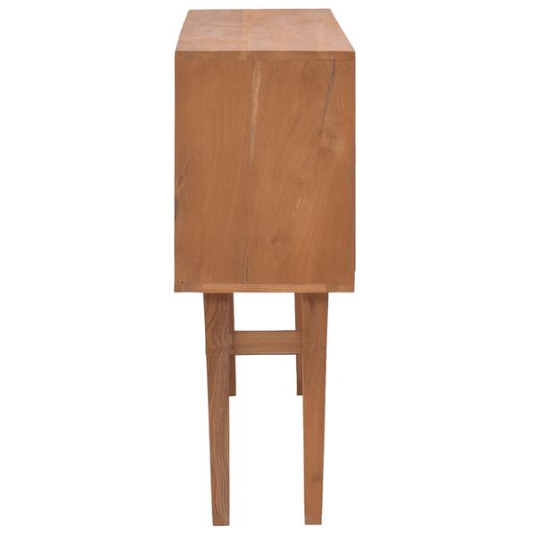 vidaXL Τραπέζι Κονσόλα 110x30x79 εκ. από Μασίφ Ξύλο Teak