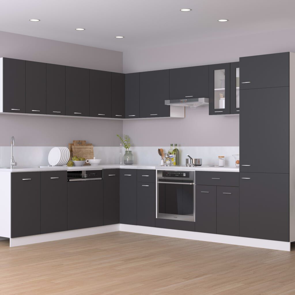 vidaXL Ντουλάπι Κρεμαστό Lyon Γκρι 60x31x40 εκ. από Επεξ. Ξύλο