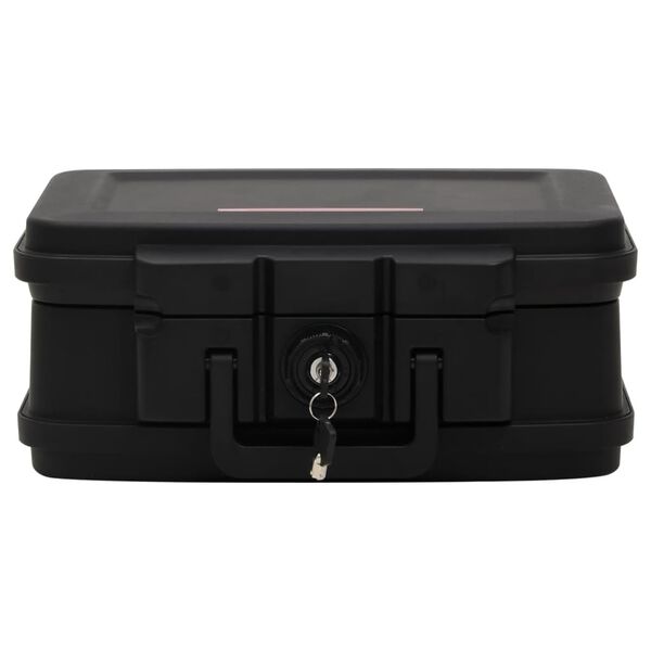 vidaXL Χρηματοκιβώτιο Μαύρο 38 x 32,5 x 16,5 εκ.