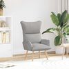 vidaXL Χαλαρωτική Πολυθρόνα Σκούρο γκρι 69 x 74 x 93 εκ. ύφασμα