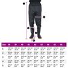 vidaXL Waist Waders με μπότες Μαύρο μέγεθος 43