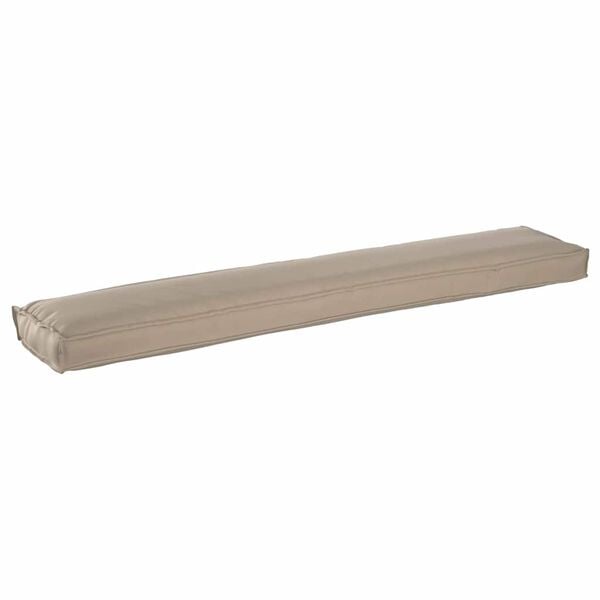 vidaXL Σετ Μαξιλαριών Πάγου 2 pcs Taupe 200 x 40 x 8 εκ. Ύφασμα Oxford