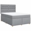 vidaXL &Kappa;&rho;&epsilon;&beta;ά&tau;&iota; Boxspring &mu;&epsilon; &Sigma;&tau;&rho;ώ&mu;&alpha; &Alpha;&nu;&omicron;&iota;&chi;&tau;ό &Gamma;&kappa;&rho;&iota; 140x190 &epsilon;&kappa;. &Upsilon;&phi;&alpha;&sigma;&mu;ά&tau;&iota;&nu;&omicron;