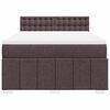 vidaXL &Kappa;&rho;&epsilon;&beta;ά&tau;&iota; Boxspring &mu;&epsilon; &Sigma;&tau;&rho;ώ&mu;&alpha; &Sigma;&kappa;&omicron;ύ&rho;&omicron; &Kappa;&alpha;&phi;έ 140x190 &epsilon;&kappa;. &Upsilon;&phi;&alpha;&sigma;&mu;ά&tau;&iota;&nu;&omicron;