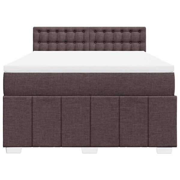 vidaXL &Kappa;&rho;&epsilon;&beta;ά&tau;&iota; Boxspring &mu;&epsilon; &Sigma;&tau;&rho;ώ&mu;&alpha; &Sigma;&kappa;&omicron;ύ&rho;&omicron; &Kappa;&alpha;&phi;έ 140x190 &epsilon;&kappa;. &Upsilon;&phi;&alpha;&sigma;&mu;ά&tau;&iota;&nu;&omicron;