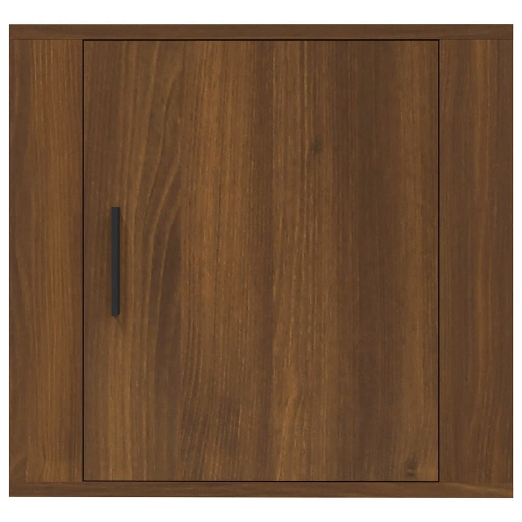 vidaXL Κομοδίνο Επιτοίχιο Καφέ Δρυς 50x30x47 εκ.
