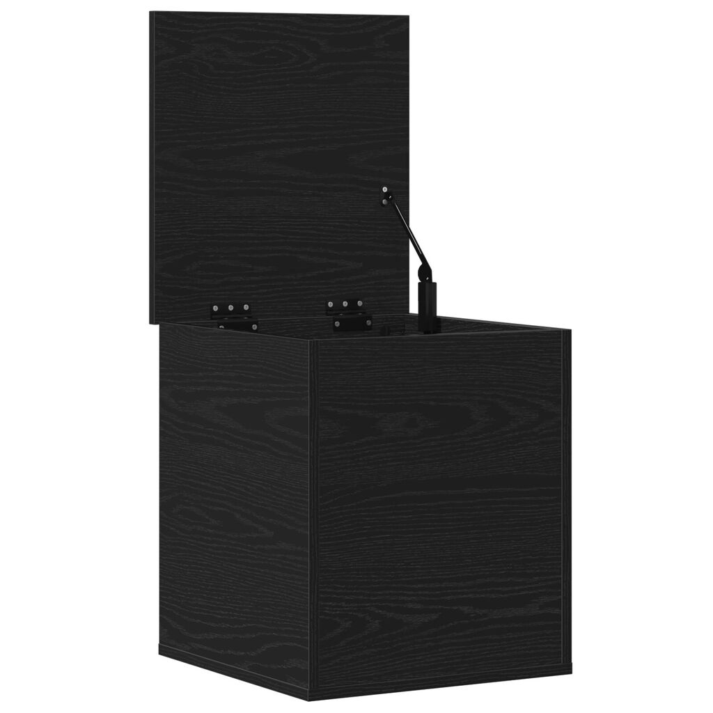 vidaXL Κουτί Αποθήκευσης Μαύρη Δρυς 40x42x46 εκ. Φτιαγμένο από Ξύλο