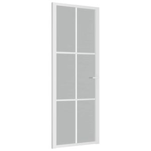 vidaXL &Epsilon;&sigma;&omega;&tau;&epsilon;&rho;&iota;&kappa;ή &Pi;ό&rho;&tau;&alpha; 76 x 201,5 &epsilon;&kappa;. &Lambda;&epsilon;&upsilon;&kappa;ό &Mu;&alpha;&tau; &Gamma;&upsilon;&alpha;&lambda;ί &kappa;&alpha;&iota; &Alpha;&lambda;&omicron;&upsilon;&mu;ί&nu;&iota;&omicron;