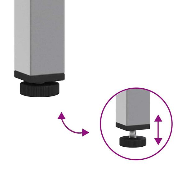 vidaXL Ντουλάπα Εργασίας 2 pcs Μαύρο και Γκρι 100 x 55 x 85 εκ.