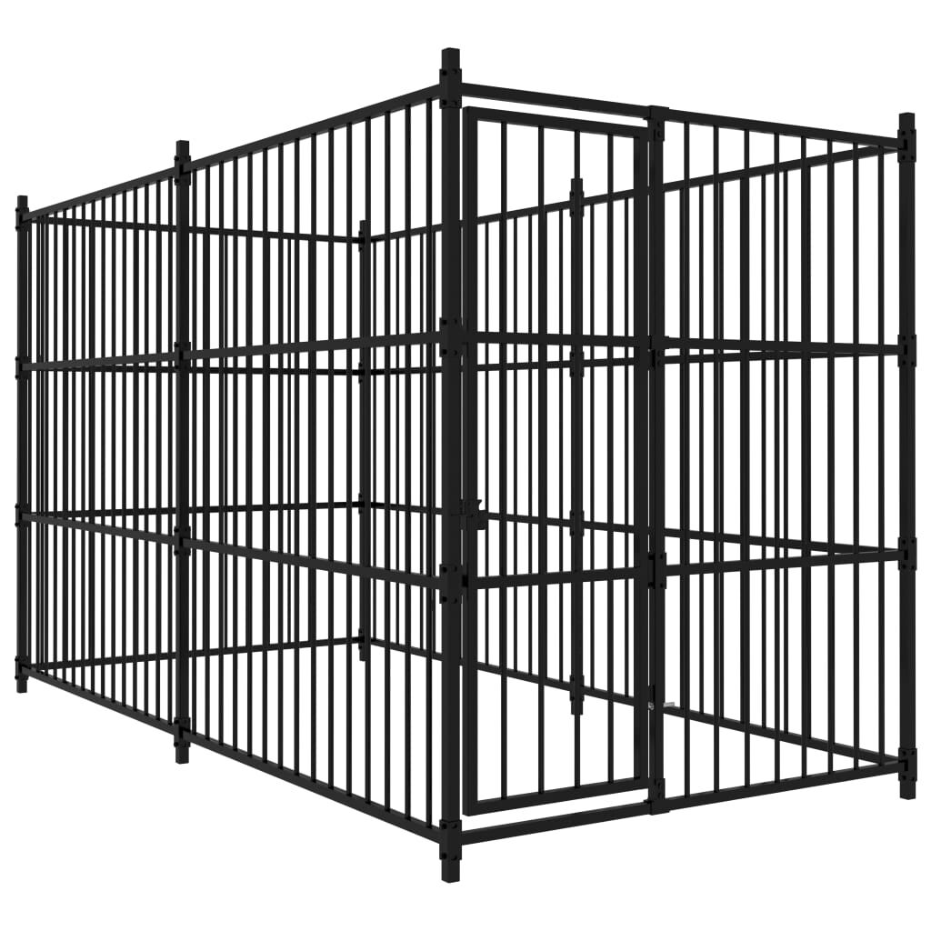 vidaXL Κλουβί Σκύλου Εξωτερικού Χώρου 300 x 150 x 185 εκ.