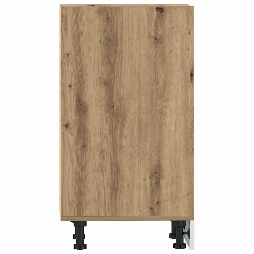 vidaXL Ντουλάπι Δαπέδου Riga Δρυς τεχνίτης 20x44,5x81,5εκ. Μοριοσανίδα