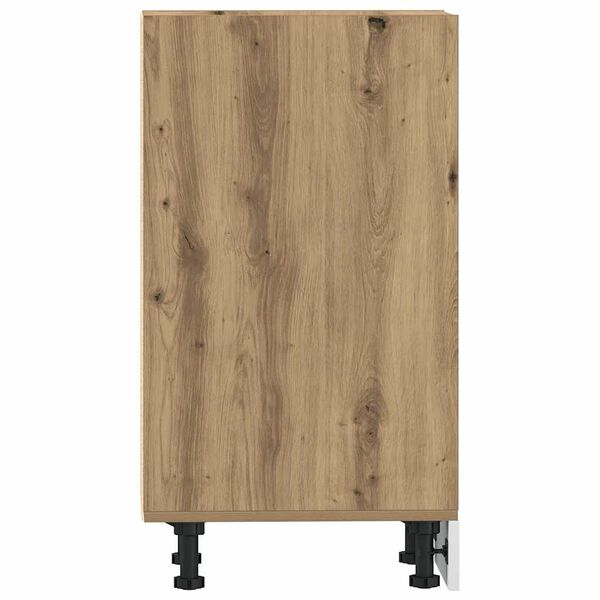 vidaXL Ντουλάπι Δαπέδου Riga Δρυς τεχνίτης 20x44,5x81,5εκ. Μοριοσανίδα