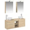 vidaXL &Sigma;&epsilon;&tau; &Nu;&tau;&omicron;&upsilon;&lambda;&alpha;&pi;&iota;ώ&nu; &Mu;&pi;ά&nu;&iota;&omicron;&upsilon; 5 pcs Sonoma &Delta;&rho;&upsilon;&sigmaf; 50 x 14,5 x 70 &epsilon;&kappa;