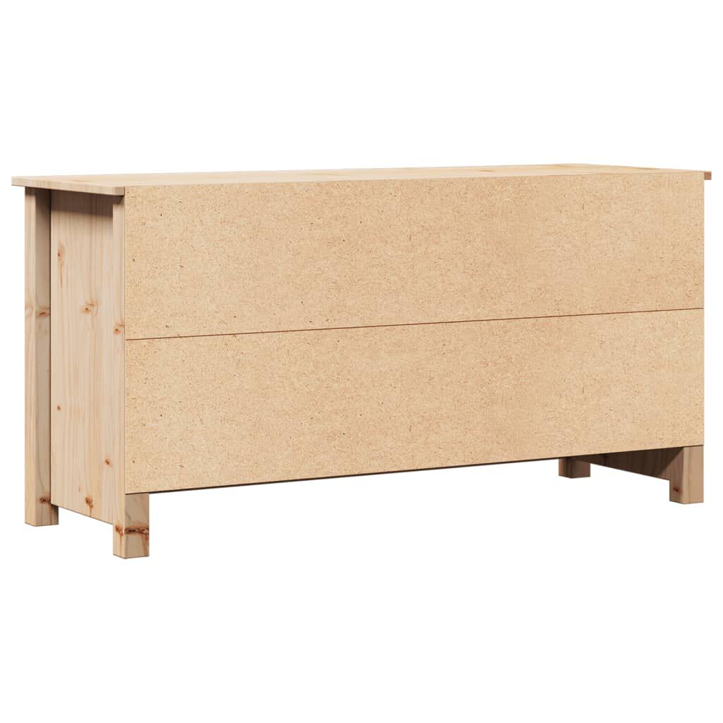 vidaXL Έπιπλο Τηλεόρασης 103 x 36,5 x 52 εκ. από Μασίφ Ξύλο Πεύκου