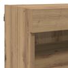 vidaXL Σετ τοίχου για τηλεόραση 7 pcs Artisan Oak Επεξεργασμένο ξύλο