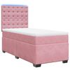 vidaXL &Kappa;&rho;&epsilon;&beta;ά&tau;&iota; Boxspring &mu;&epsilon; &Sigma;&tau;&rho;ώ&mu;&alpha; &Rho;&omicron;&zeta; 90x190 &epsilon;&kappa;. &Beta;&epsilon;&lambda;&omicron;ύ&delta;&iota;&nu;&omicron;