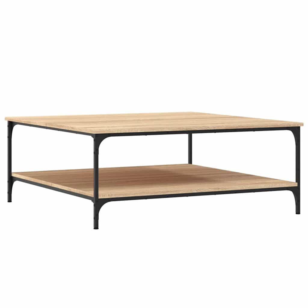 vidaXL Τραπεζάκι Σαλονιού Sonoma Δρυς 100x100x40 εκ Επεξεργασμένο Ξύλο