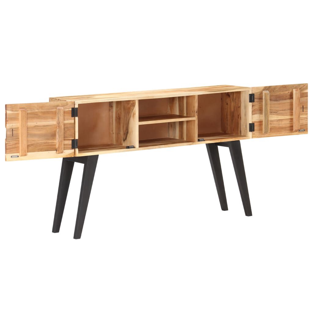 vidaXL Ντουλάπι 120 x 30 x 75 εκ. από Μασίφ Ξύλο Ακακίας