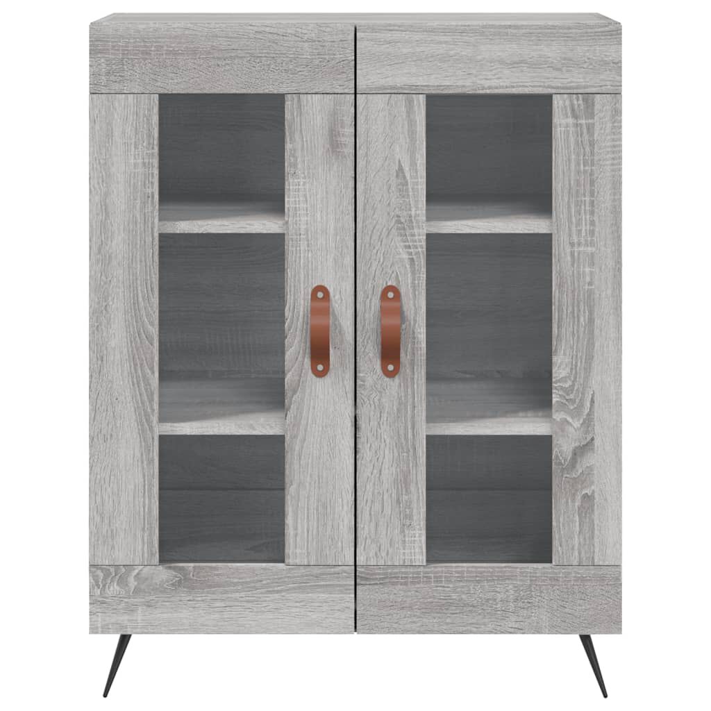 vidaXL Ντουλάπι Γκρι Sonoma 69,5 x 34 x 90 εκ. από Επεξεργασμένο Ξύλο