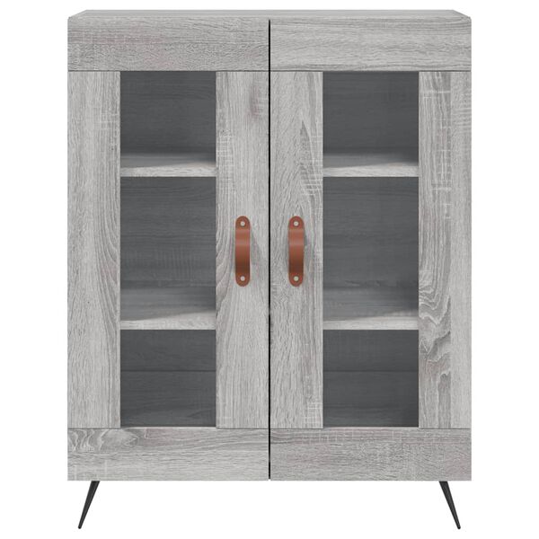 vidaXL Ντουλάπι Γκρι Sonoma 69,5 x 34 x 90 εκ. από Επεξεργασμένο Ξύλο