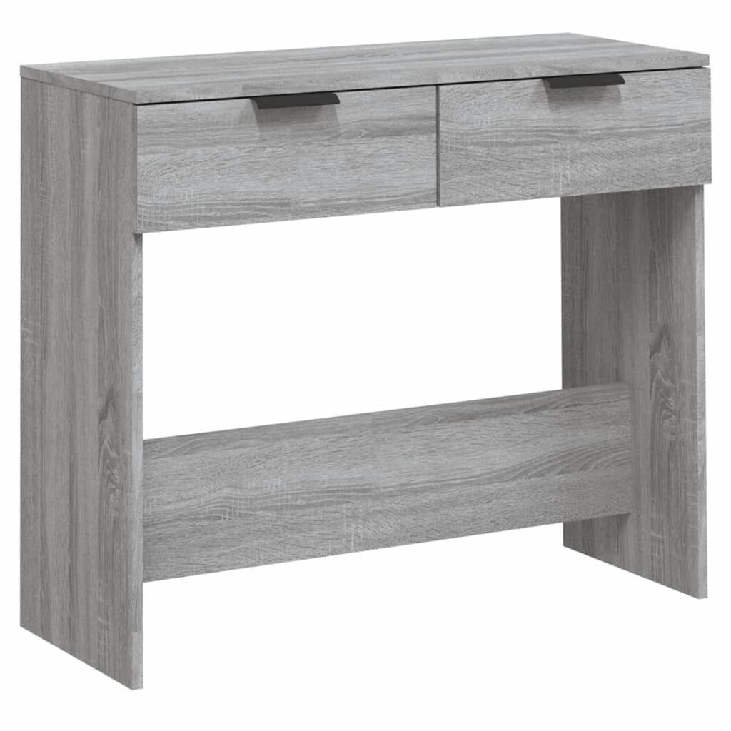 vidaXL Τραπέζι Κονσόλα Γκρι Sonoma 90x36x75 εκ. Επεξεργασμένο Ξύλο