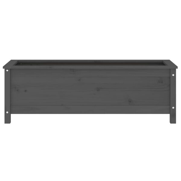 vidaXL Ζαρντινιέρα Υπερυψωμένη 119,5x40x39 εκ. από Μασίφ Ξύλο Πεύκου