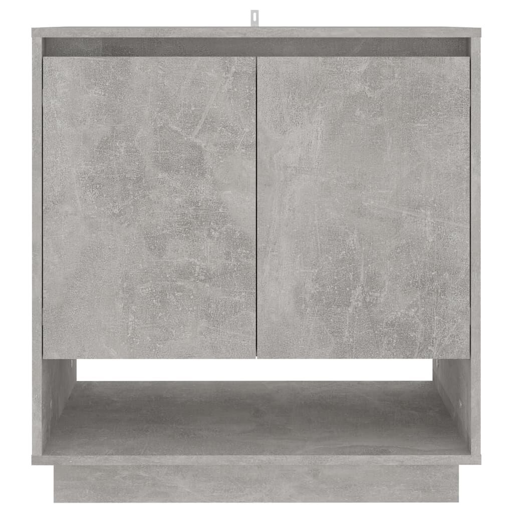 vidaXL Μπουφές Γκρι Σκυροδέματος 70x41x75 εκ. Επεξεργασμένο Ξύλο
