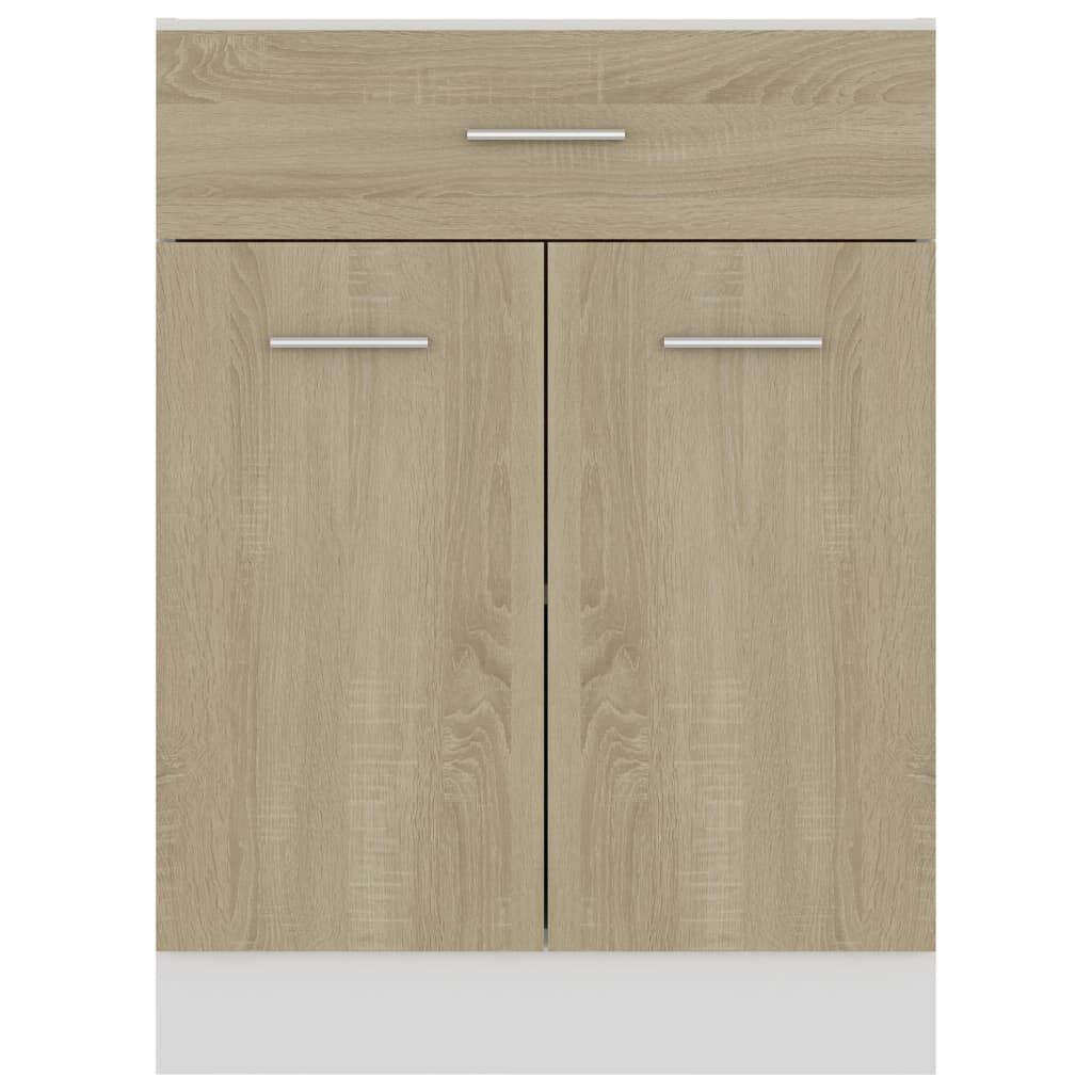 vidaXL Ντουλάπι με Συρτάρι Sonoma Δρυς 60x46x81,5 εκ. Επεξ. Ξύλο
