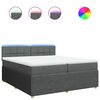 vidaXL &Kappa;&rho;&epsilon;&beta;ά&tau;&iota; Boxspring &mu;&epsilon; &Sigma;&tau;&rho;ώ&mu;&alpha; &Sigma;&kappa;&omicron;ύ&rho;&omicron; &Gamma;&kappa;&rho;&iota; 200x200 &epsilon;&kappa;. &Upsilon;&phi;&alpha;&sigma;&mu;ά&tau;&iota;&nu;&omicron;