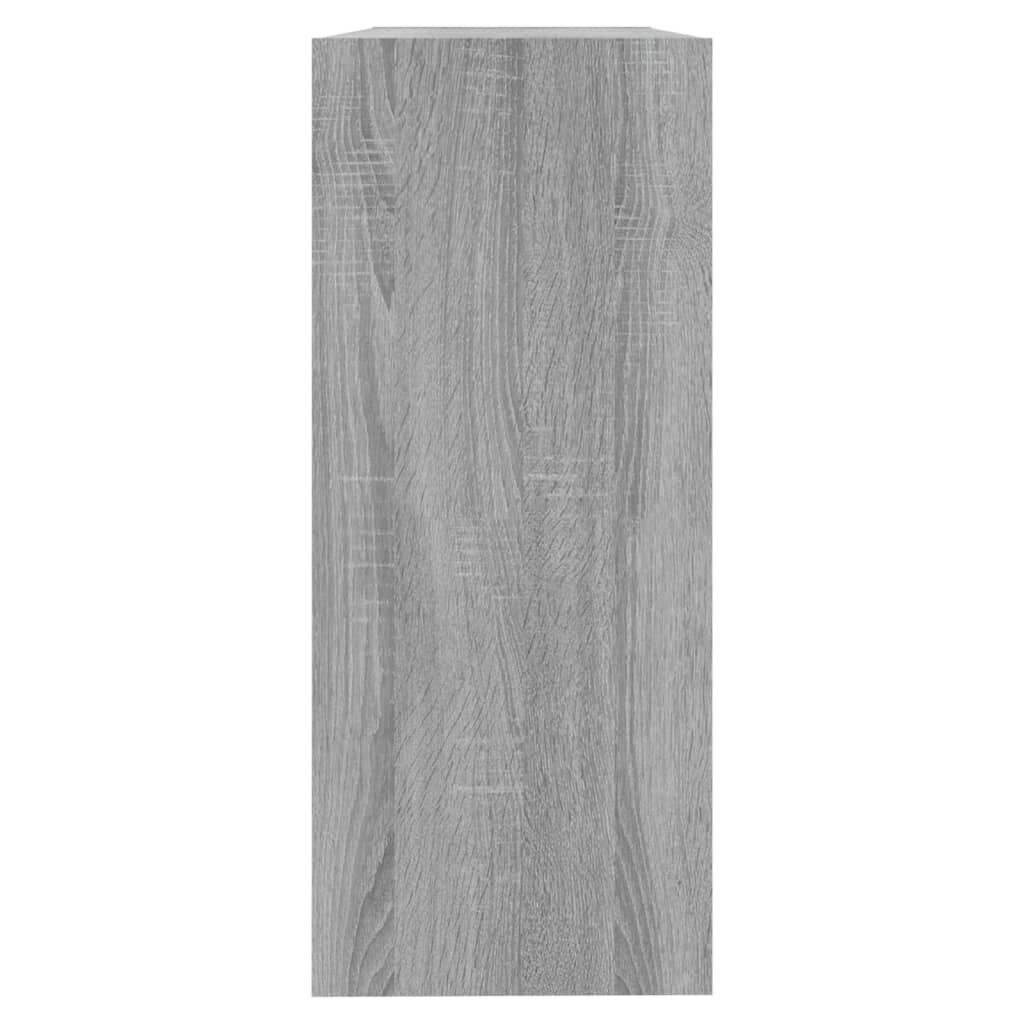 vidaXL Βιβλιοθήκη/Διαχωριστικό Χώρου Γκρι Sonoma 100x30x72 εκ.