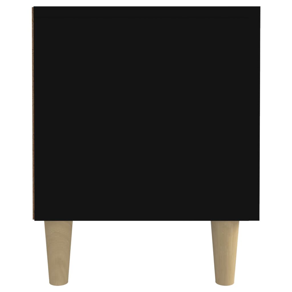 vidaXL Έπιπλο Τηλεόρασης Μαύρο 180x31,5x40 εκ. Επεξεργασμένο Ξύλο