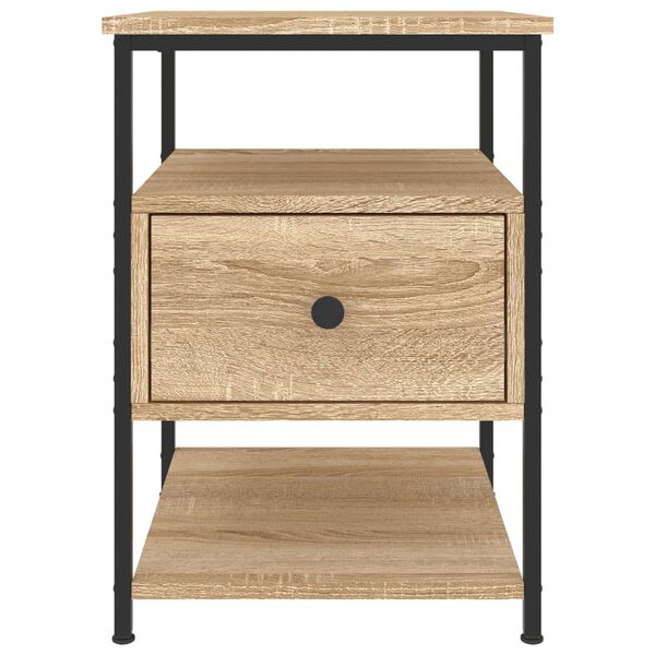vidaXL Κομοδίνα 2 τεμ. Sonoma Δρυς 40 x 42 x 56 εκ. από Επεξεργ. Ξύλο