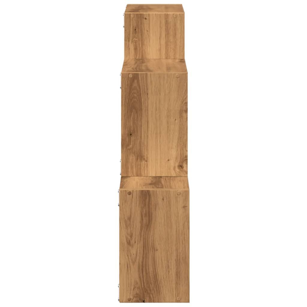 vidaXL Ντουλάπι Τοίχου Αρτισιανή Δρυς 78x18x71 εκ. Επεξεργασμένο Ξύλο