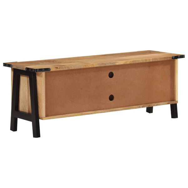 vidaXL Έπιπλο Τηλεόρασης 110 x 35 x 40 εκ. από Μασίφ Ξύλο Μάνγκο