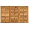 vidaXL Σέτ φαγητού για κήπο 5 pcs Γκρι και καφέ 150 x 90 x 75 cm